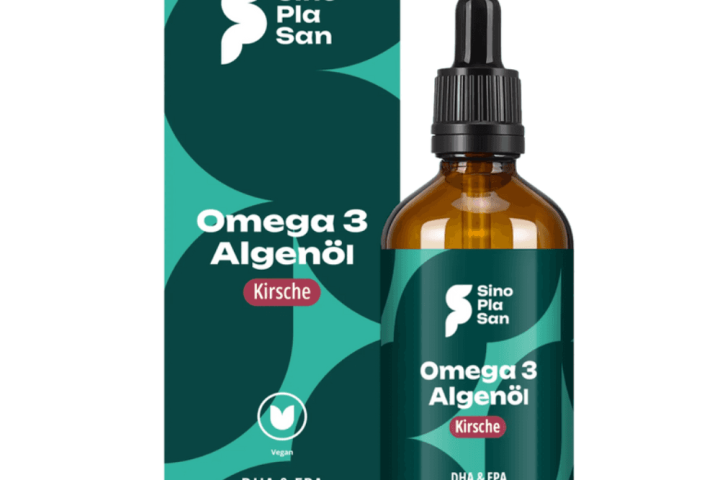 Sinoplasan Omega-3 Algaolaj DHA+EPA Cseresznyés  100 ml
