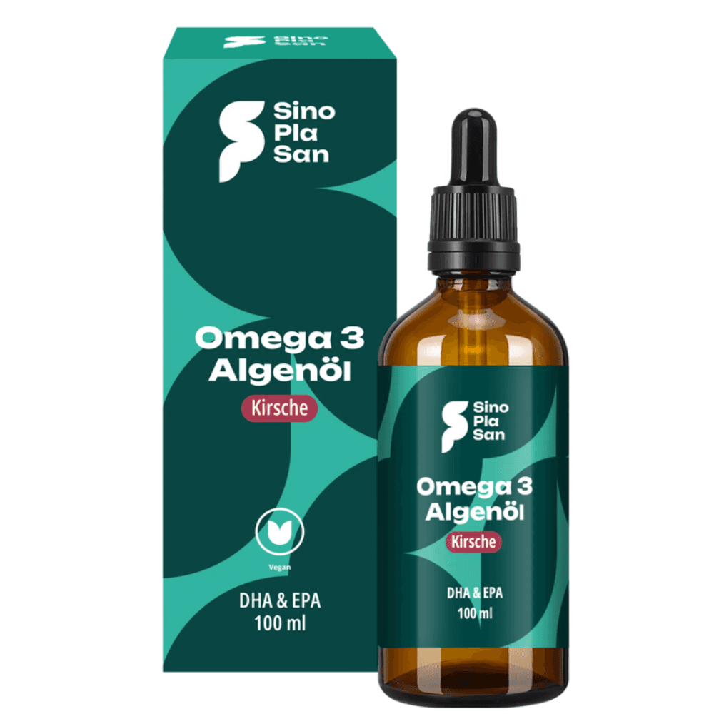 Sinoplasan Omega-3 Algaolaj DHA+EPA Cseresznyés 100 ml