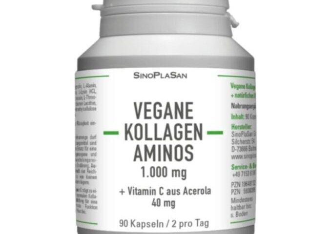 Sinoplasan Vollagén® - Vegán Kollagén-serkentő + C-vitamin 90 kapszula