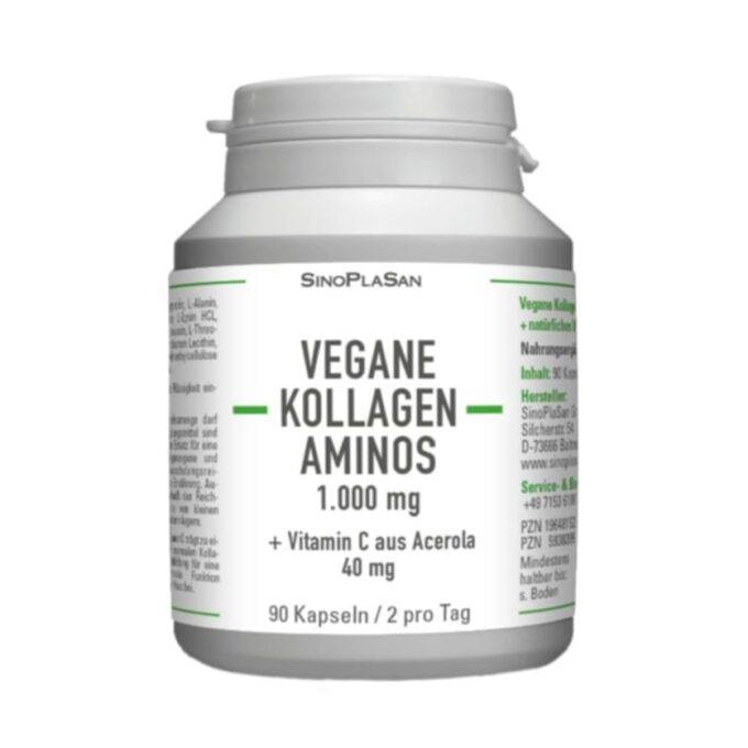 Sinoplasan Vollagén® - Vegán Kollagén-serkentő + C-vitamin 90 kapszula