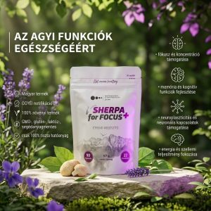 vSherpa for focus+ étrend-kiegészítő az agyi funkciók egészségéért- 90 db